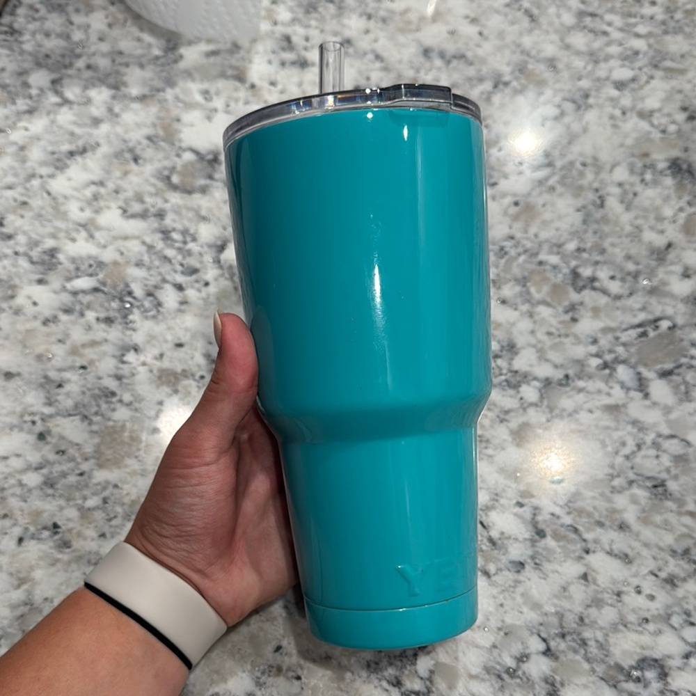 Yeti Turquoise Tumbler